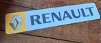 RENAULT    showroom  kentekenplaat - reclamebord kunststof 5, Ophalen of Verzenden, Nieuw, Auto's