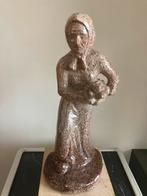 Beeld van vrouw met sprokkelhout Petri Tegelen, Antiek en Kunst, Antiek | Keramiek en Aardewerk, Ophalen of Verzenden