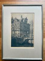 ets Prinsengracht van D. Harting, Antiek en Kunst, Kunst | Etsen en Gravures, Ophalen