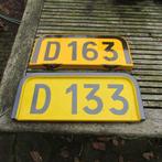2 emaille nummer borden van franse wegen departementen, Antiek en Kunst, Antiek | Emaille, Ophalen of Verzenden