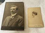 Twee antieke foto’s., Verzamelen, Foto's en Prenten, Verzenden, Voor 1940, Zo goed als nieuw, Overige onderwerpen