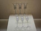 Borrelglaasjes voor Berenburg op voetje 6 stuks, Ophalen, Zo goed als nieuw, Overige typen
