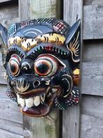 Barong masker/Indonesië/Bali/handgemaakt/zwart, Antiek en Kunst, Kunst | Niet-Westerse kunst, Ophalen of Verzenden