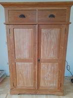 Teakhouten kast met lades en deuren, Ophalen, Gebruikt, 100 tot 150 cm, Teakhout
