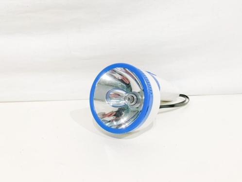zaklamp wit blauw, Caravans en Kamperen, Zaklampen, Batterij, Ophalen of Verzenden