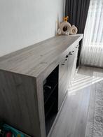 Dressoir hout grijs, Huis en Inrichting, Kasten | Dressoirs, Ophalen, Zo goed als nieuw