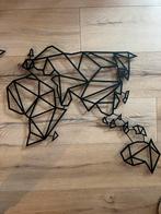 Moderne Wereldkaart Wanddecoratie, Ophalen of Verzenden, Zo goed als nieuw