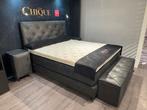 SHOWROOM NORMA BOXSPRING 180x210, Huis en Inrichting, Slaapkamer | Boxsprings, 210 cm, Tweepersoons, Ophalen of Verzenden, Zo goed als nieuw