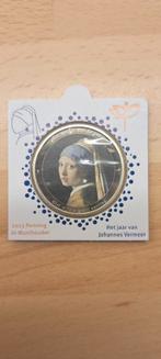 Johannes Vermeer penning in munthouder, Ophalen of Verzenden, Overige materialen