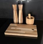 Snijplank peper en zoutstel vijzel, Ophalen of Verzenden, Nieuw