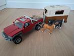 Schleich Pickup met Paardentrailer & Accessoires, Ophalen of Verzenden, Zo goed als nieuw, Jongen of Meisje