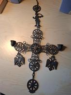ijzeren hangdecoratie met kandelaars, Antiek en Kunst, Antiek | Kandelaars, Ophalen of Verzenden, Overige materialen