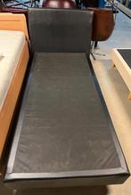 Zwarte 1 persoons boxspring, Ophalen, 90 cm, Eenpersoons, Zwart