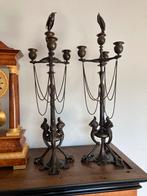 Empire kandelaars, Ophalen, Koper of Brons