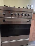 Gas fornuis met elektrische oven, Witgoed en Apparatuur, Fornuizen, Gebruikt, Hete lucht, 85 tot 90 cm, 4 kookzones