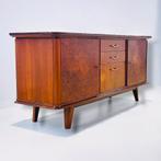 Vintage dressoir | sideboard | wandkast | houten dressoir, Met deur(en), 200 cm of meer, Niet bekend, 50 tot 75 cm