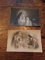 Vintage oude  ansichtkaarten 2 stuks religie, Verzamelen, Ophalen of Verzenden, Gebruikt