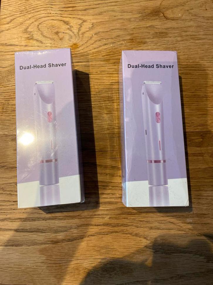 Dual-Head Scheerapparaat - Nieuw in Verpakking, Sieraden, Tassen en Uiterlijk, Uiterlijk | Haarverzorging, Nieuw, Ophalen of Verzenden