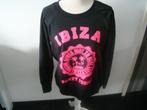 Leuke trui met IBIZA op voorkant / maat M, Kleding | Dames, Ophalen of Verzenden, Zo goed als nieuw, Maat 38/40 (M), Zwart