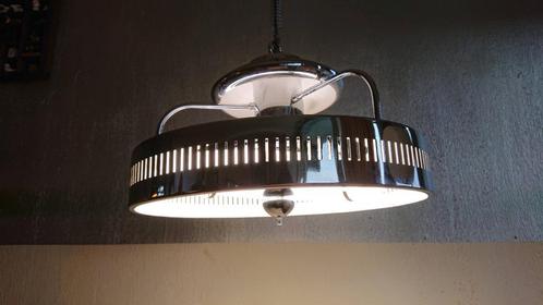 Chrome retro lamp, zeer uniek exemplaar, Huis en Inrichting, Lampen | Hanglampen, Zo goed als nieuw, Minder dan 50 cm, Metaal