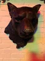 Te koop gietijzeren panter kop 50cm, Huis en Inrichting, Woonaccessoires | Overige, Ophalen of Verzenden