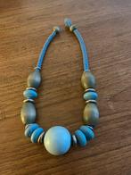 Vintage ketting, Ophalen of Verzenden, Gebruikt, Blauw, Overige materialen