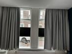 Verduisterende gordijnen lichtgrijs in 2 delen 360x200, Huis en Inrichting, Stoffering | Gordijnen en Lamellen, Ophalen, Nieuw