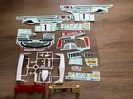 Nieuwe Tamiya restant decals onderdelen Lancer evo 4 - 5 - 6, Ophalen of Verzenden, Zo goed als nieuw, Auto onroad
