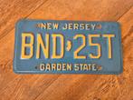 New Jersey Amerikaans nummerbord kentekenplaat, Ophalen of Verzenden, Gebruikt