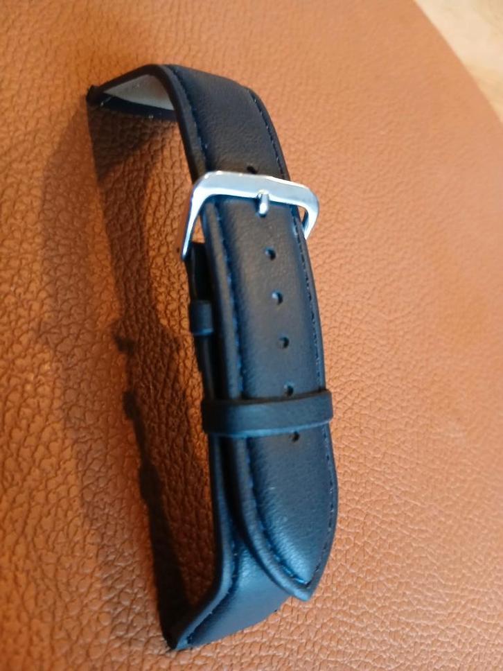 Horlogeband - Leer - Nieuw, Sieraden, Tassen en Uiterlijk, Horloges | Heren, Nieuw, Polshorloge, Overige merken, Overige materialen