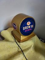 8360) mooie lichtreclame bord bier BREWW XI, Verzamelen, Biermerken, Ophalen of Verzenden, Zo goed als nieuw, Reclamebord, Plaat of Schild