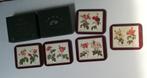 Set vintage Redouté onderzetters (Jason Coasters), Huis en Inrichting, Ophalen of Verzenden, Gebruikt, Glas of Kopje