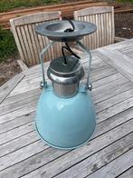 Industriele lichtblauwe Looks 4 Lamps lamp, Ophalen, Gebruikt, Metaal, Minder dan 50 cm