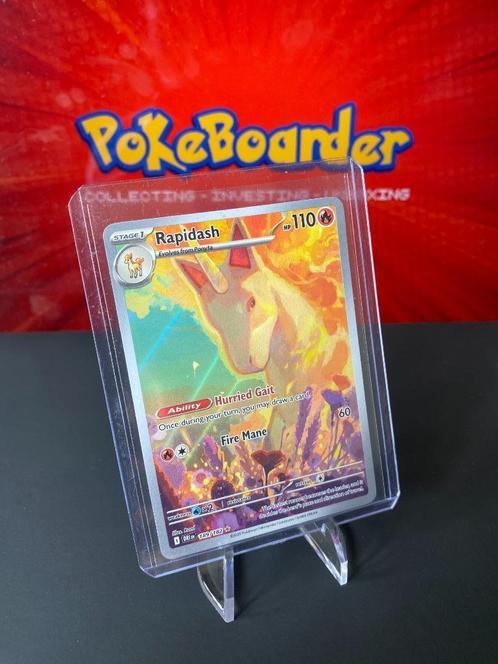 Rapidash 189, Hobby en Vrije tijd, Verzamelkaartspellen | Pokémon, Nieuw, Losse kaart, Foil, Ophalen of Verzenden