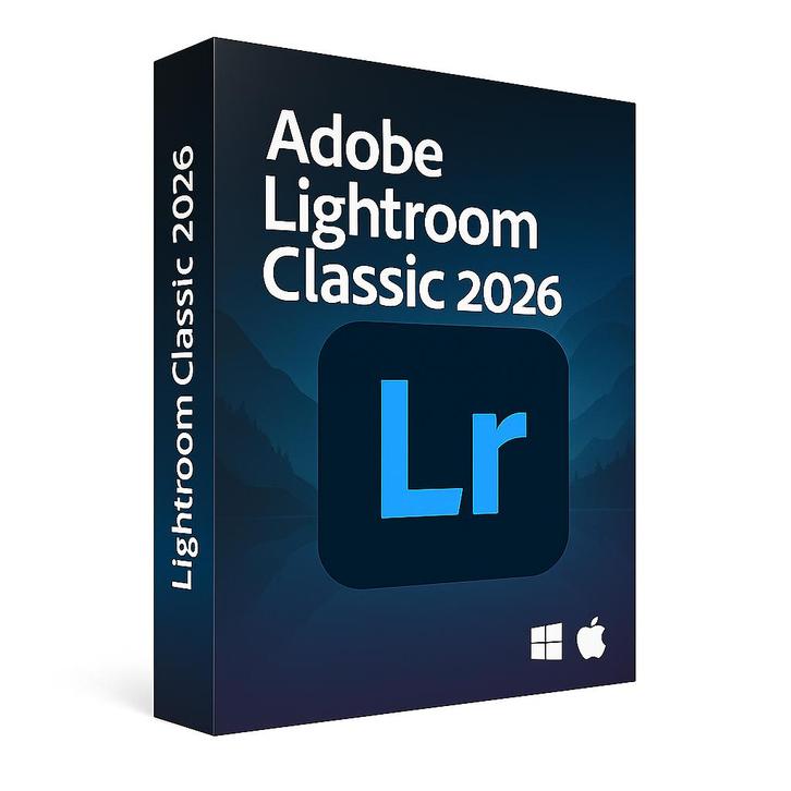 Adobe Lightroom Classic 2026, Computers en Software, Educatie- en Cursussoftware, Nieuw, MacOS, Windows, Ophalen