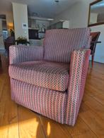 Mooie fauteuil in zeer goede staat op draaivoet, Ophalen, 75 tot 100 cm, Zo goed als nieuw, Stof