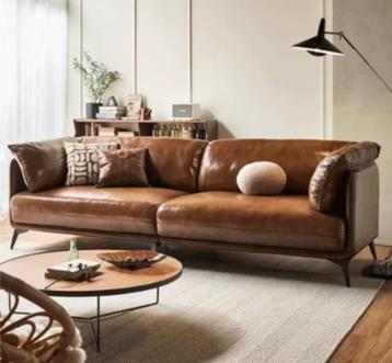 Heritage Leather Sofa – Maatwerk beschikbaar voor biedingen