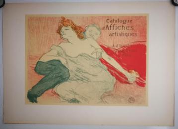 Toulouse Lautrec. Kleine poster. Uitgave Holbein 1946.  beschikbaar voor biedingen