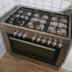 BOSCH 6 pits gasfornuis met wokbrander, oven en grill, Gebruikt, Ophalen of Verzenden, Gas, Hete lucht