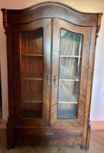 Antique Wooden Display Cabinet - Classic European Design, Huis en Inrichting, Kasten | Vitrinekasten, Ophalen, Gebruikt, 100 tot 150 cm