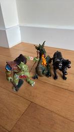 Schleich draak driekoppige hond en engerd, Ophalen of Verzenden, Zo goed als nieuw