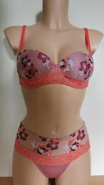 Nieuw marie jo bh tyra 80b 80e of 70f slip 38s, Ophalen of Verzenden, Roze, BH