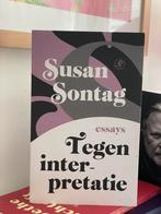 Susan Sontag - Tegen interpretatie, Ophalen of Verzenden, Zo goed als nieuw, Susan Sontag