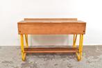 Vintage schoolbank beukenhout kinderbureau jaren 50, Huis en Inrichting, Bureaus, Ophalen of Verzenden, Gebruikt
