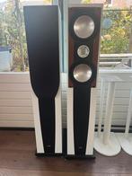 Compleet speakerset (Elac) en versterker (pioneer), Zo goed als nieuw, 120 watt of meer, Front, Rear of Stereo speakers, Ophalen