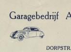 PUTTEN A. v ROSSEM LUXE AUTO'S STALLING GARAGE 1941, Ophalen of Verzenden, Gebruikt, Overige typen