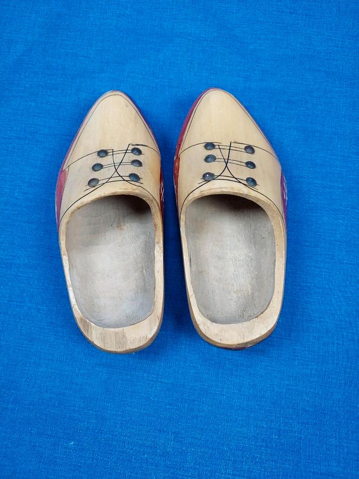 Vintage Kinder Klompen - Handgemaakt & Beschilderd, Antiek en Kunst, Antiek | Overige Antiek, Ophalen of Verzenden