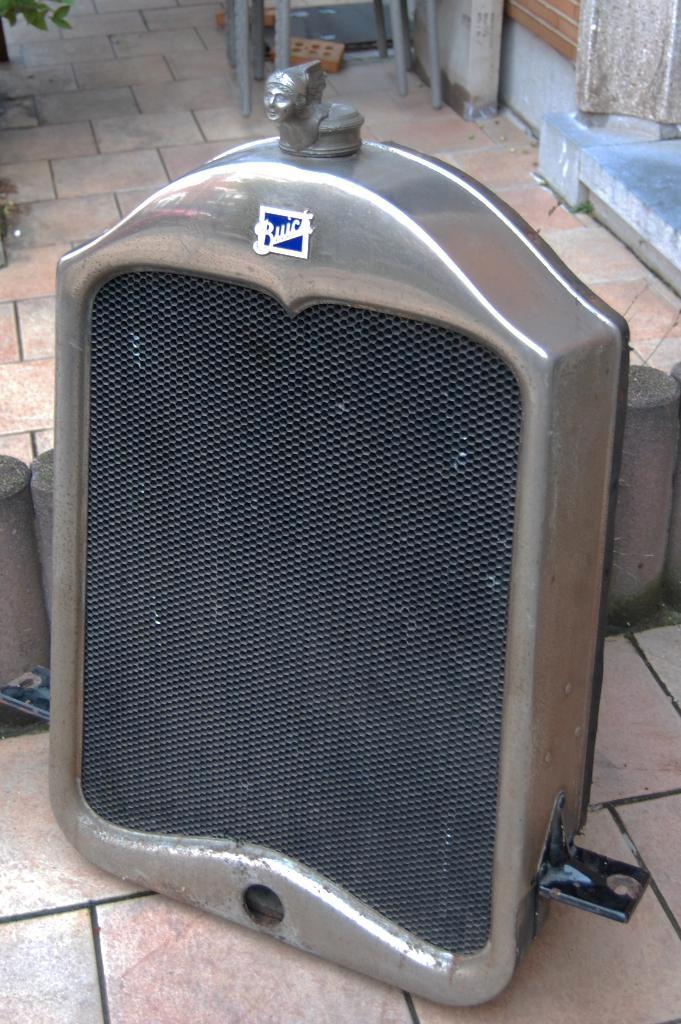 zeldzame Buick radiator grille 1928 USA Oldtimer, Antiek en Kunst, Curiosa en Brocante, Ophalen