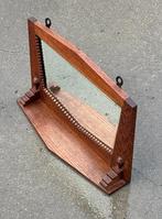 Art Deco Spiegel Amsterdamse School plankje, Antiek en Kunst, Ophalen, Rechthoekig, Minder dan 50 cm