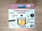 COOKITT dubbelwandige theepot (nieuw), Overige typen, Nieuw, Ophalen of Verzenden, Glas